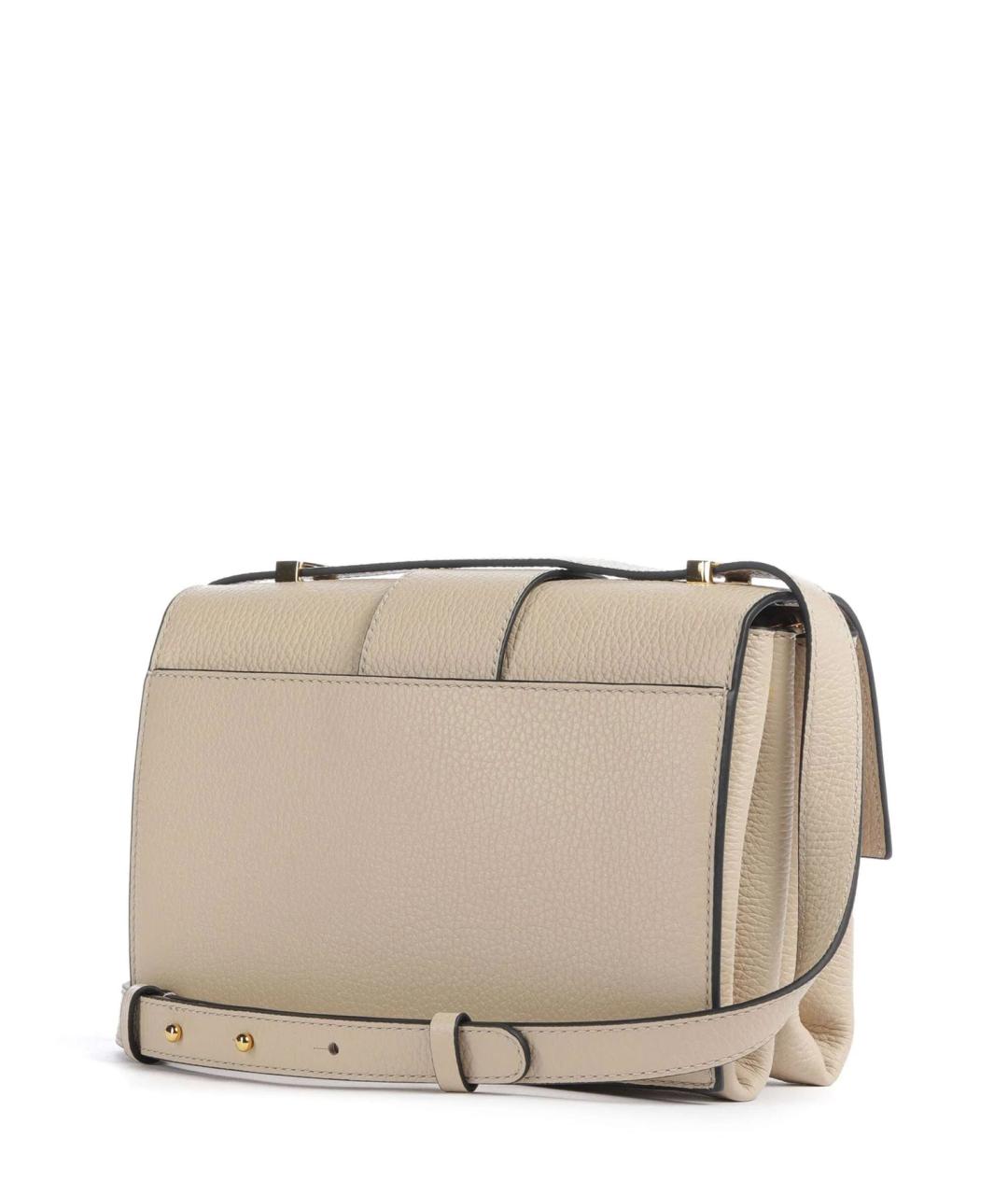 COCCINELLE Бежевая кожаная сумка через плечо, фото 3