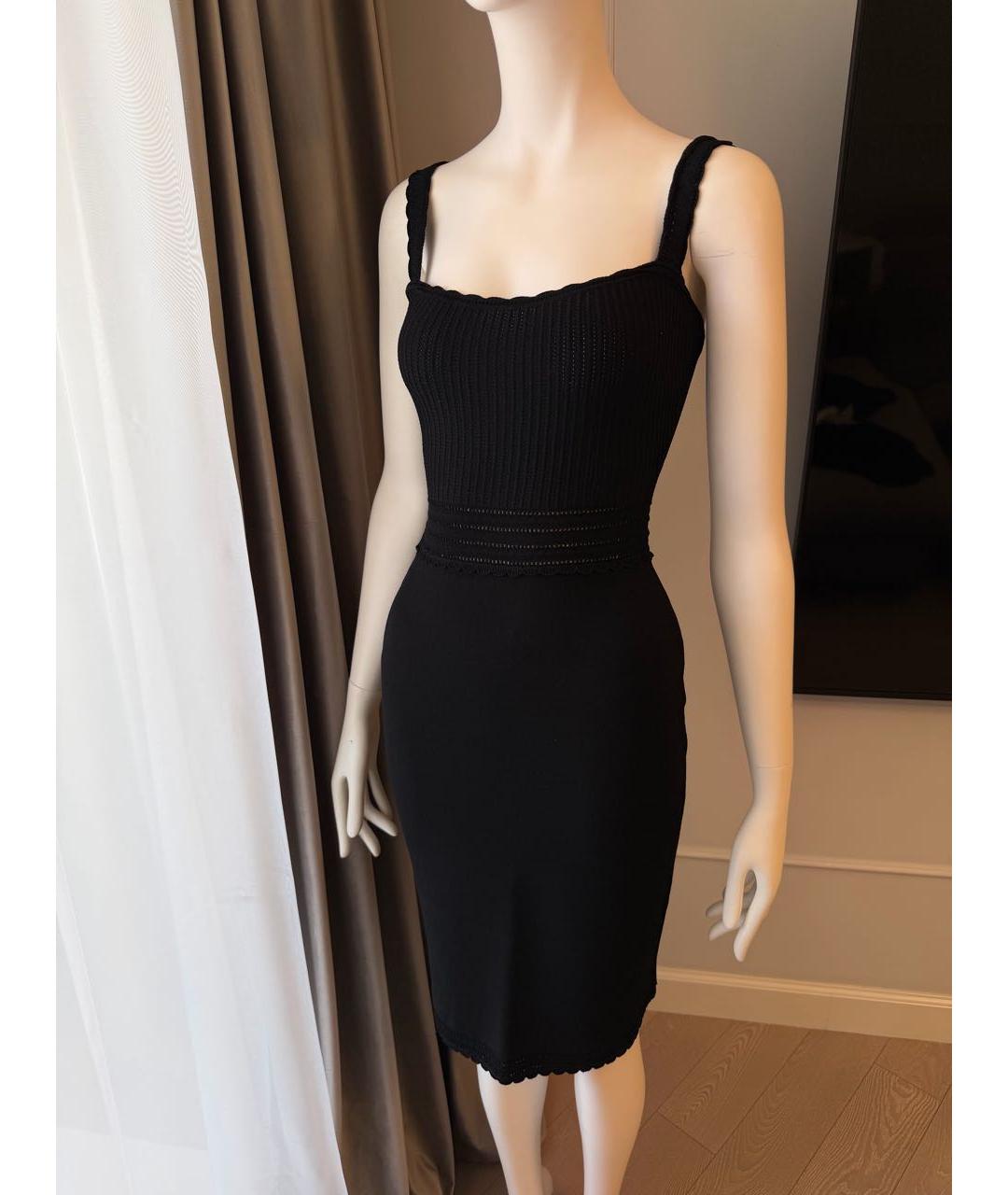 DOLCE&GABBANA Черное повседневное платье, фото 2