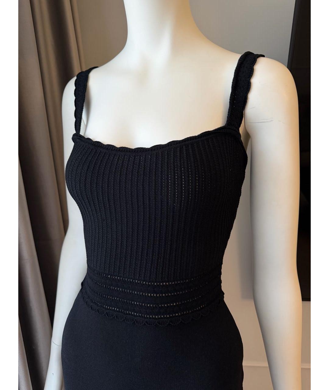 DOLCE&GABBANA Черное повседневное платье, фото 3