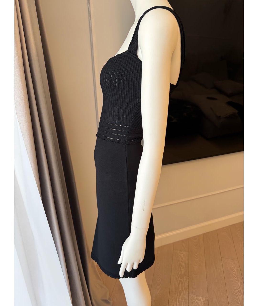 DOLCE&GABBANA Черное повседневное платье, фото 4