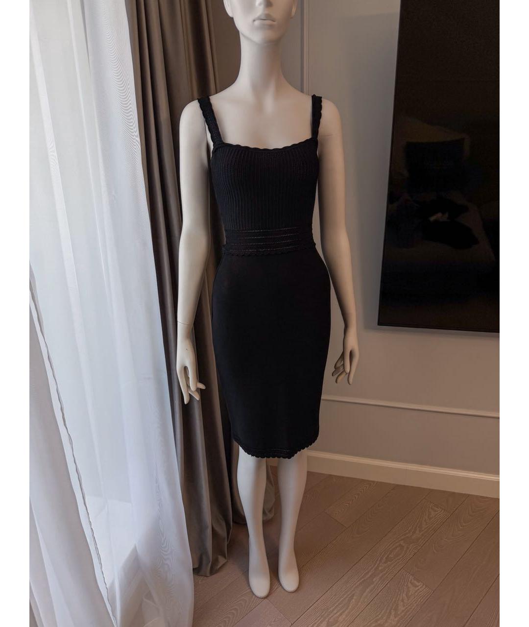 DOLCE&GABBANA Черное повседневное платье, фото 9