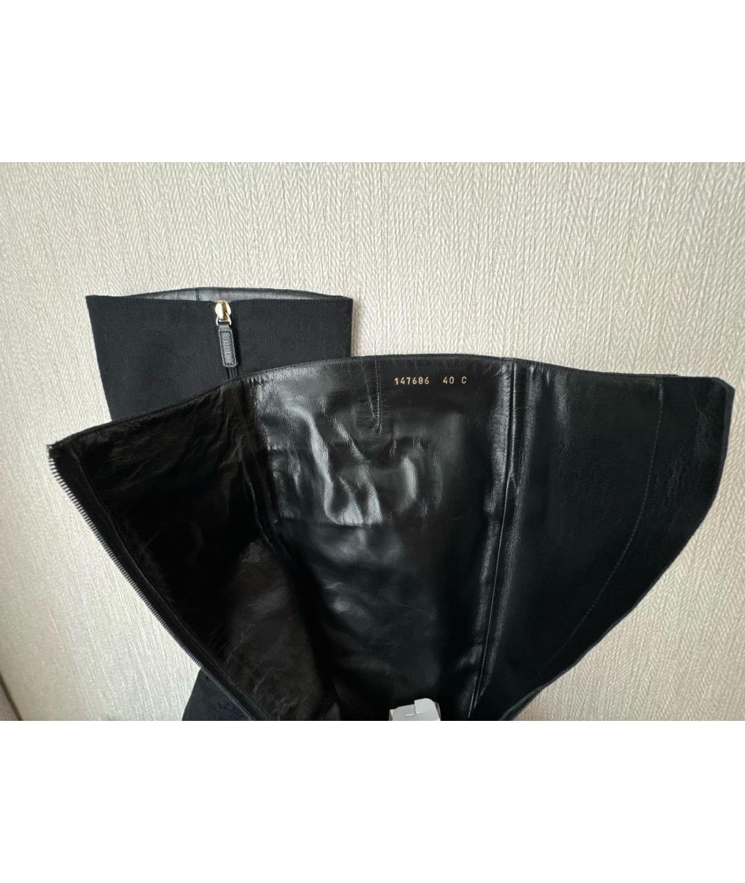 GUCCI Черные текстильные сапоги, фото 6