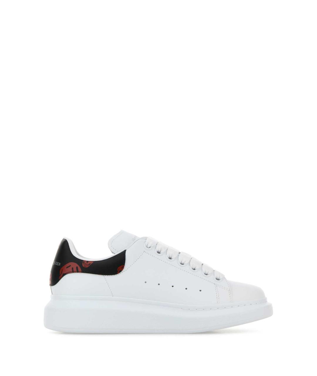 ALEXANDER MCQUEEN Белые кожаные кеды, фото 1