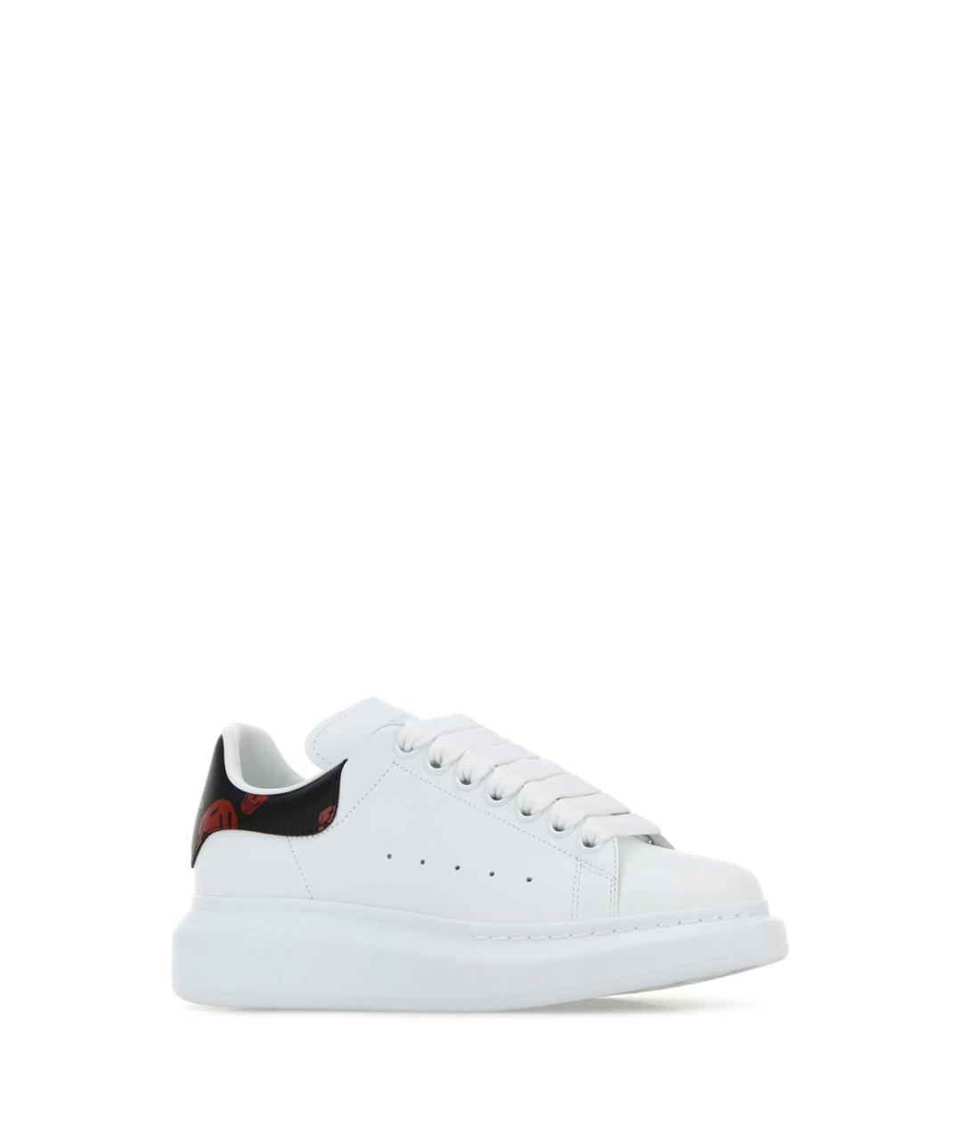 ALEXANDER MCQUEEN Белые кожаные кеды, фото 2