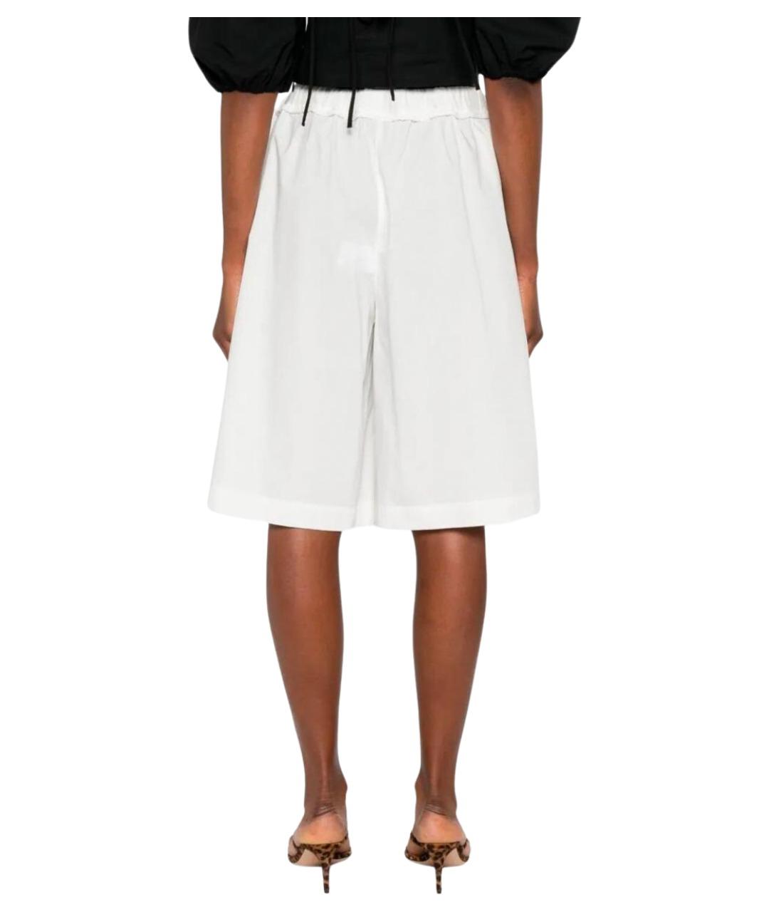 PINKO Белые хлопковые шорты, фото 4