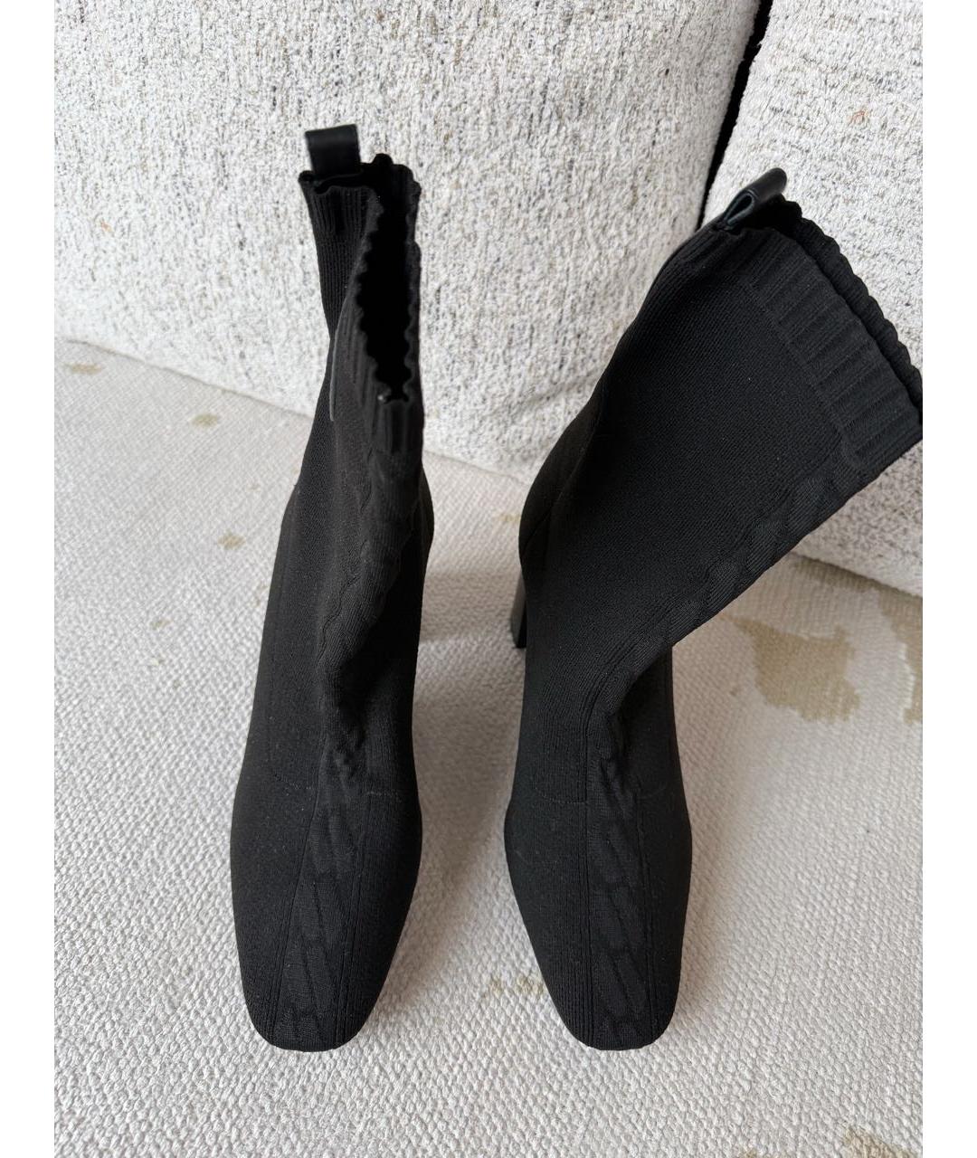 HERMES Черные ботильоны, фото 3
