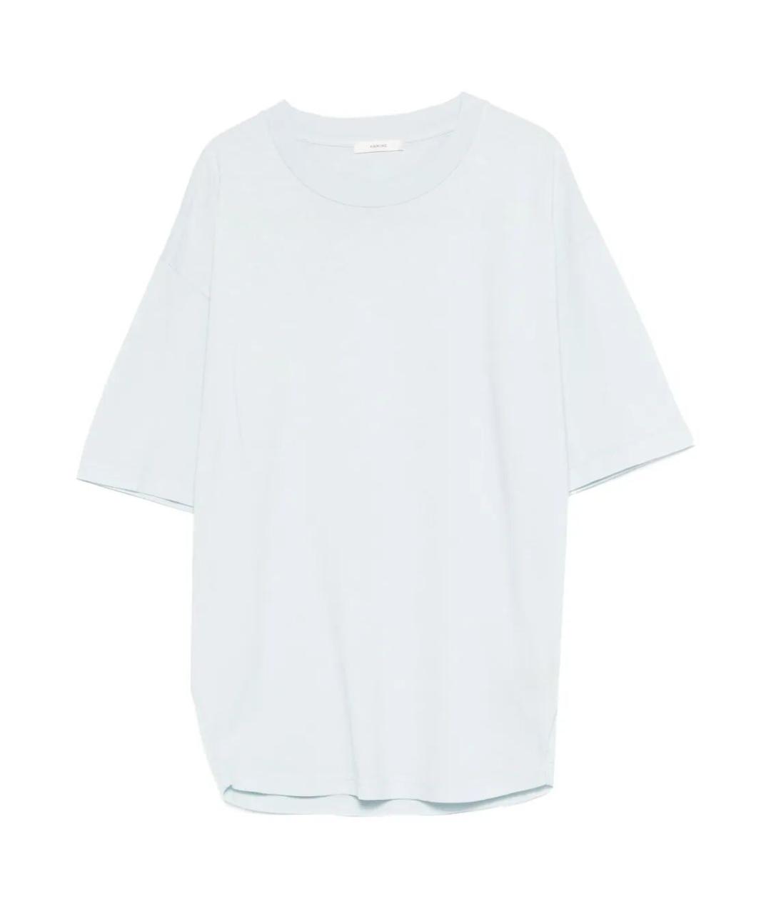 HAIKURE Голубая хлопковая футболка, фото 1