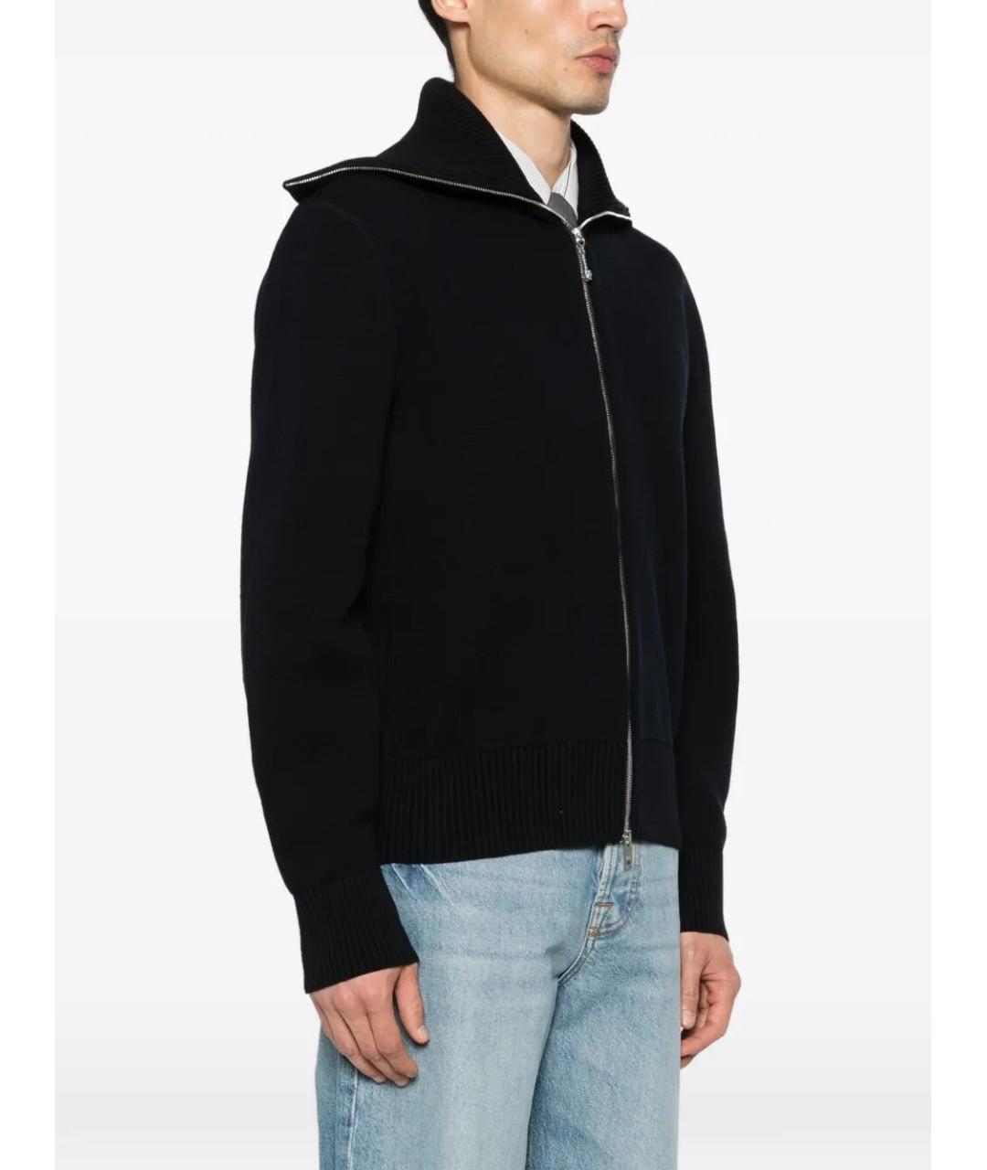 BOTTEGA VENETA Синий шерстяной кардиган, фото 4