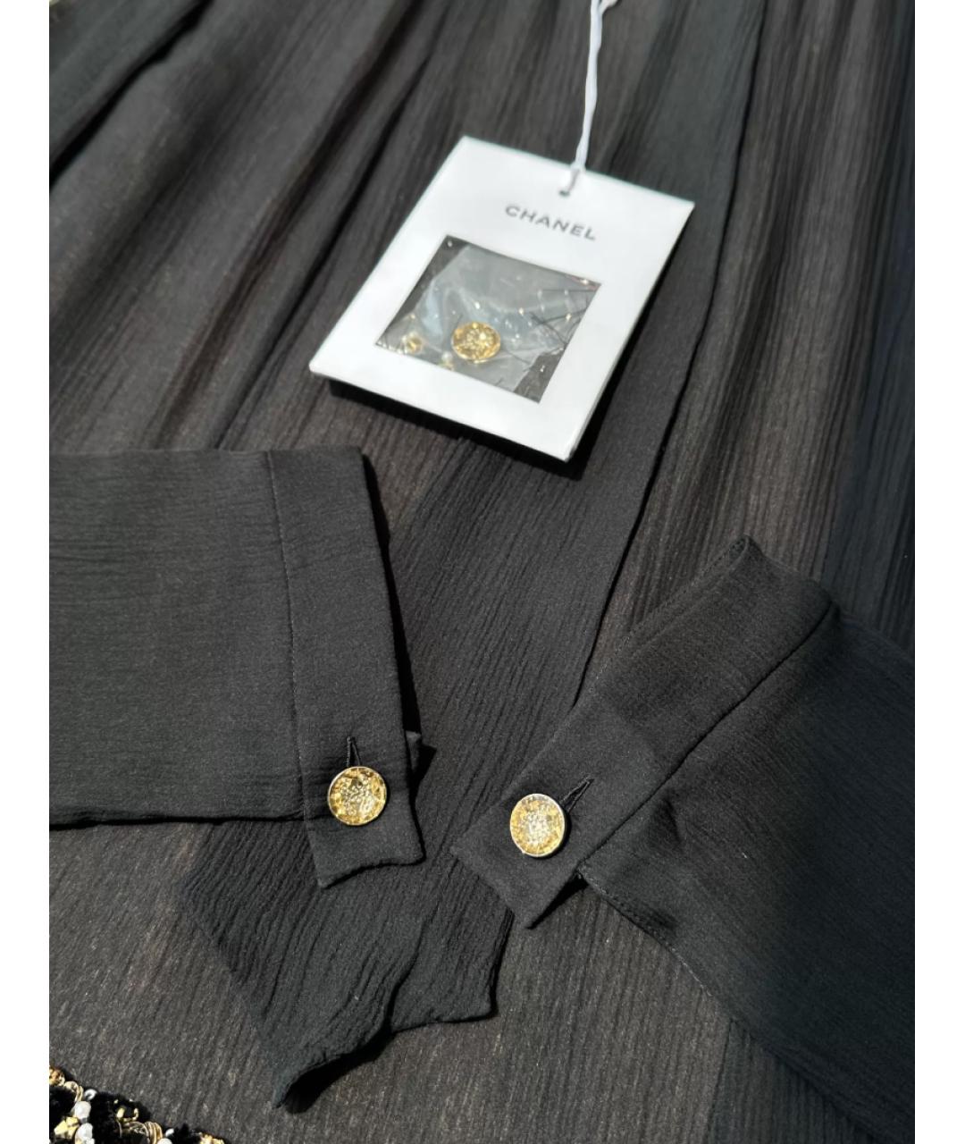 CHANEL Черное повседневное платье, фото 2