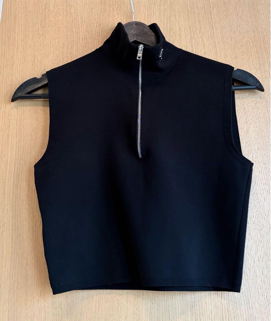 PRADA Черная вискозная майка, фото 5