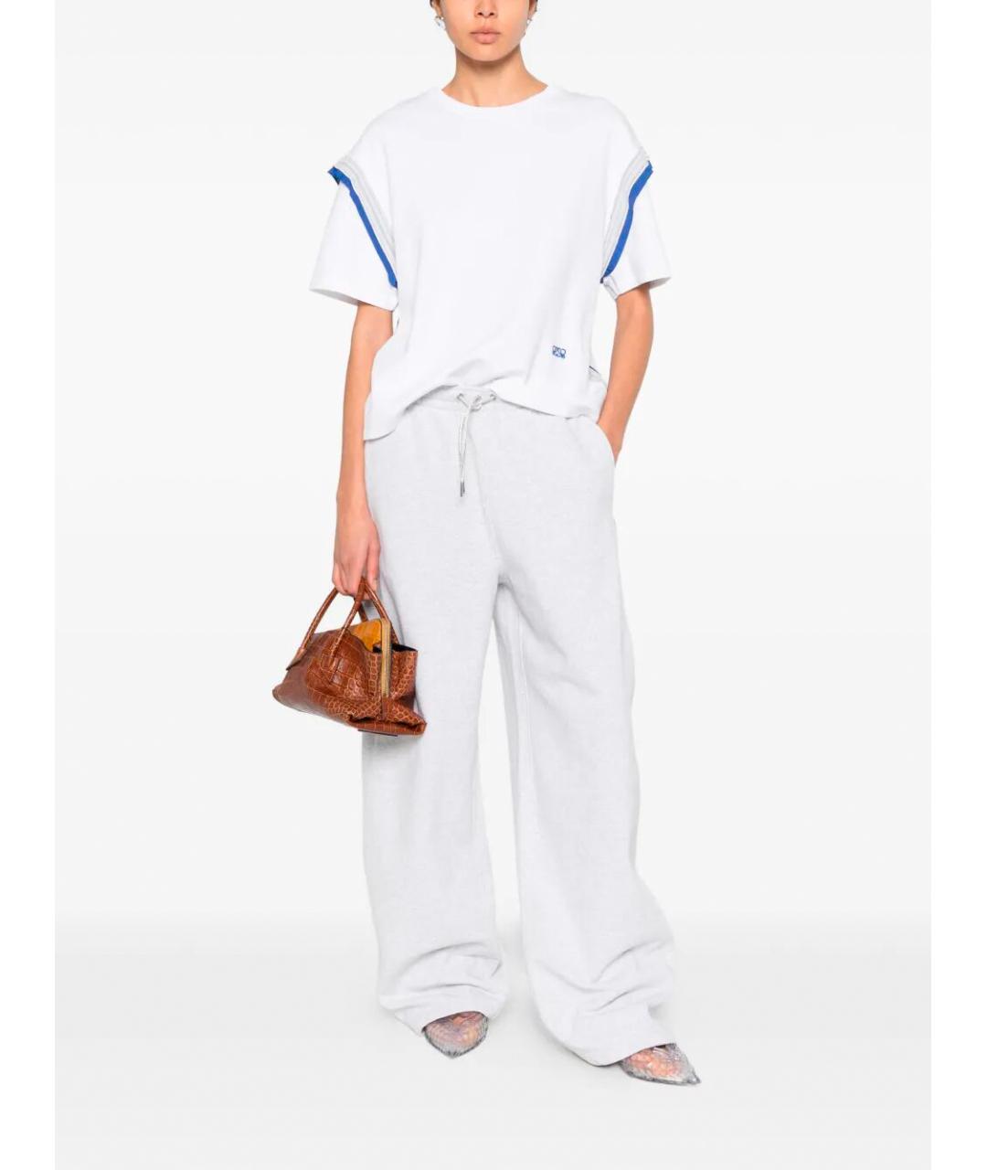 LOEWE Белая хлопковая футболка, фото 2