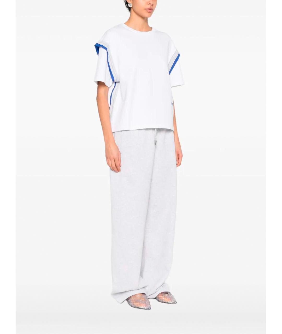 LOEWE Белая хлопковая футболка, фото 4