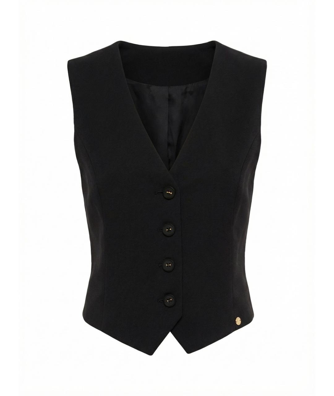 NISSA Черный полиэстеровый жилет, фото 1