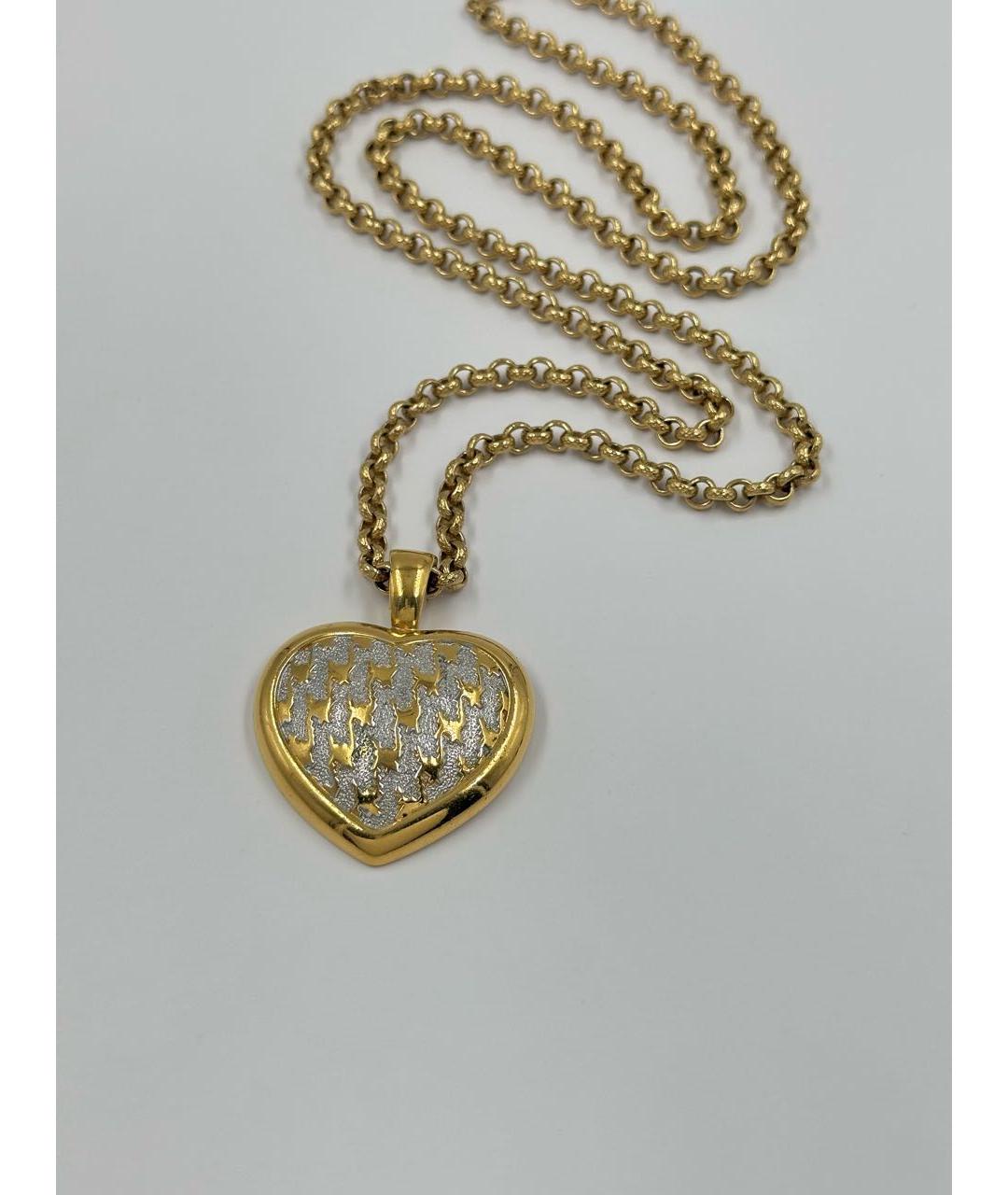 CHRISTIAN DIOR Золотой позолоченный кулон, фото 9