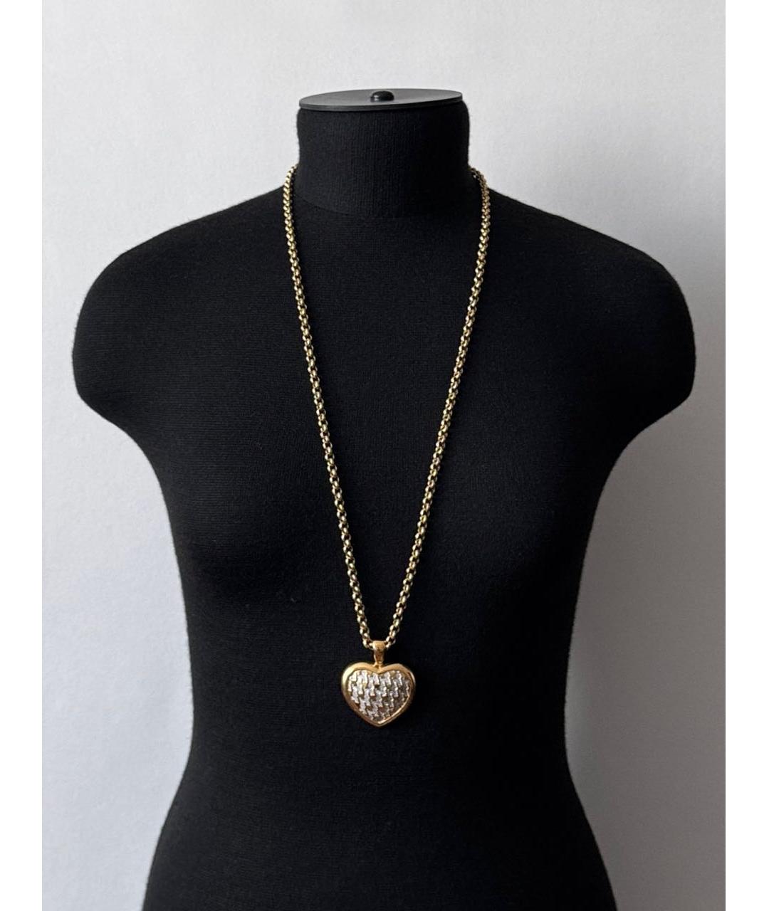 CHRISTIAN DIOR Золотой позолоченный кулон, фото 7