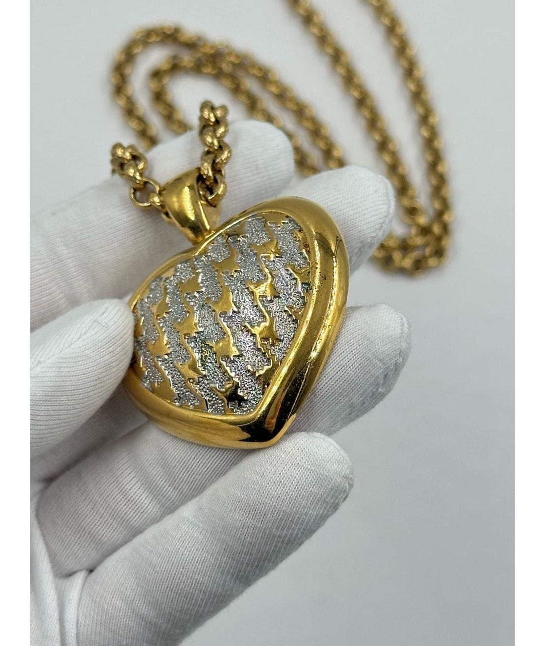 CHRISTIAN DIOR Золотой позолоченный кулон, фото 3