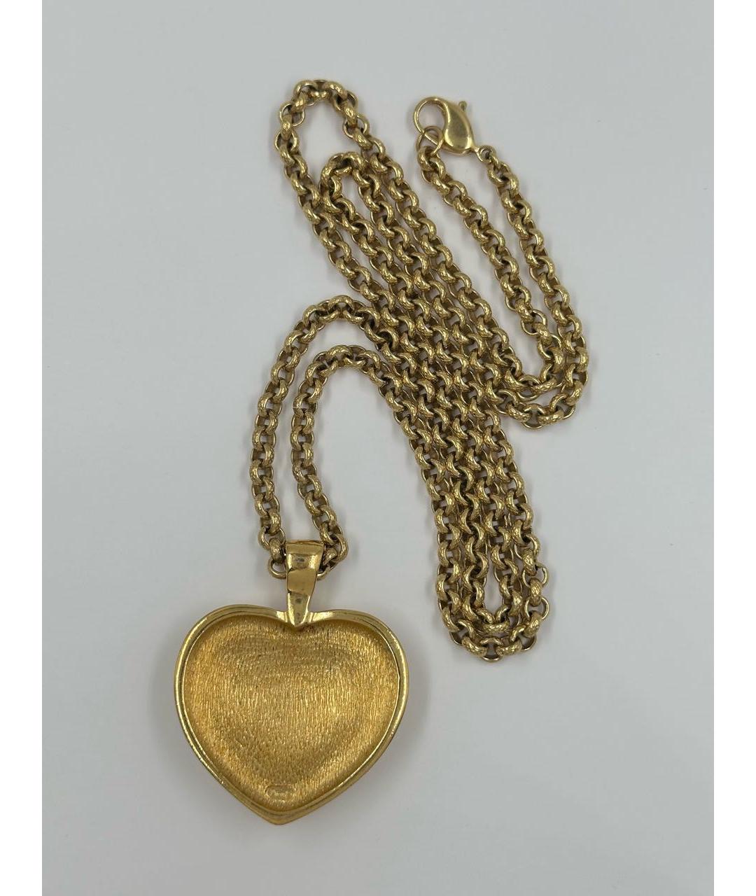 CHRISTIAN DIOR Золотой позолоченный кулон, фото 5