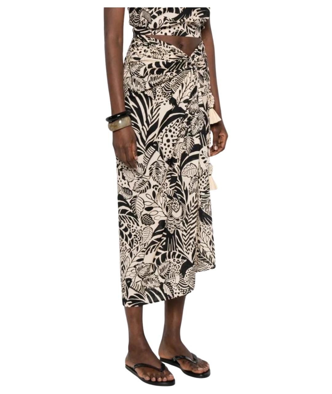 St. Barth Мульти хлопковая юбка макси, фото 3