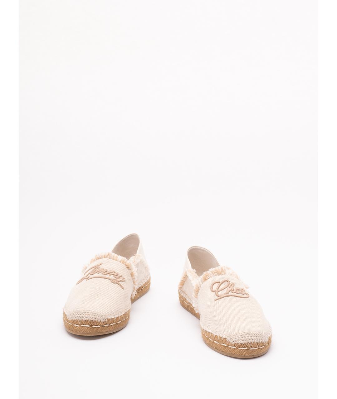 JIMMY CHOO Розовые текстильные слипоны, фото 2