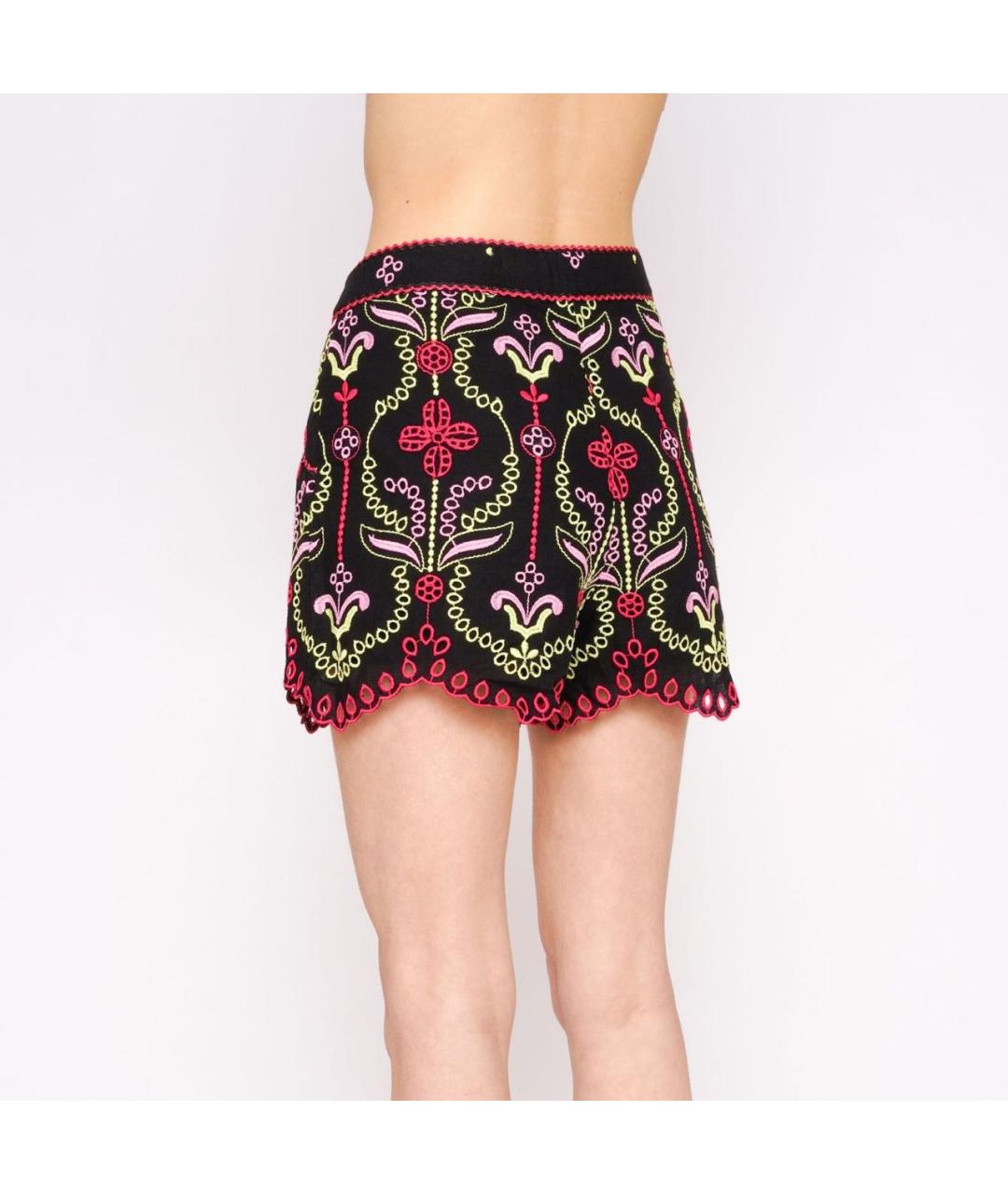 CHARO RUIZ Черные хлопковые шорты, фото 2