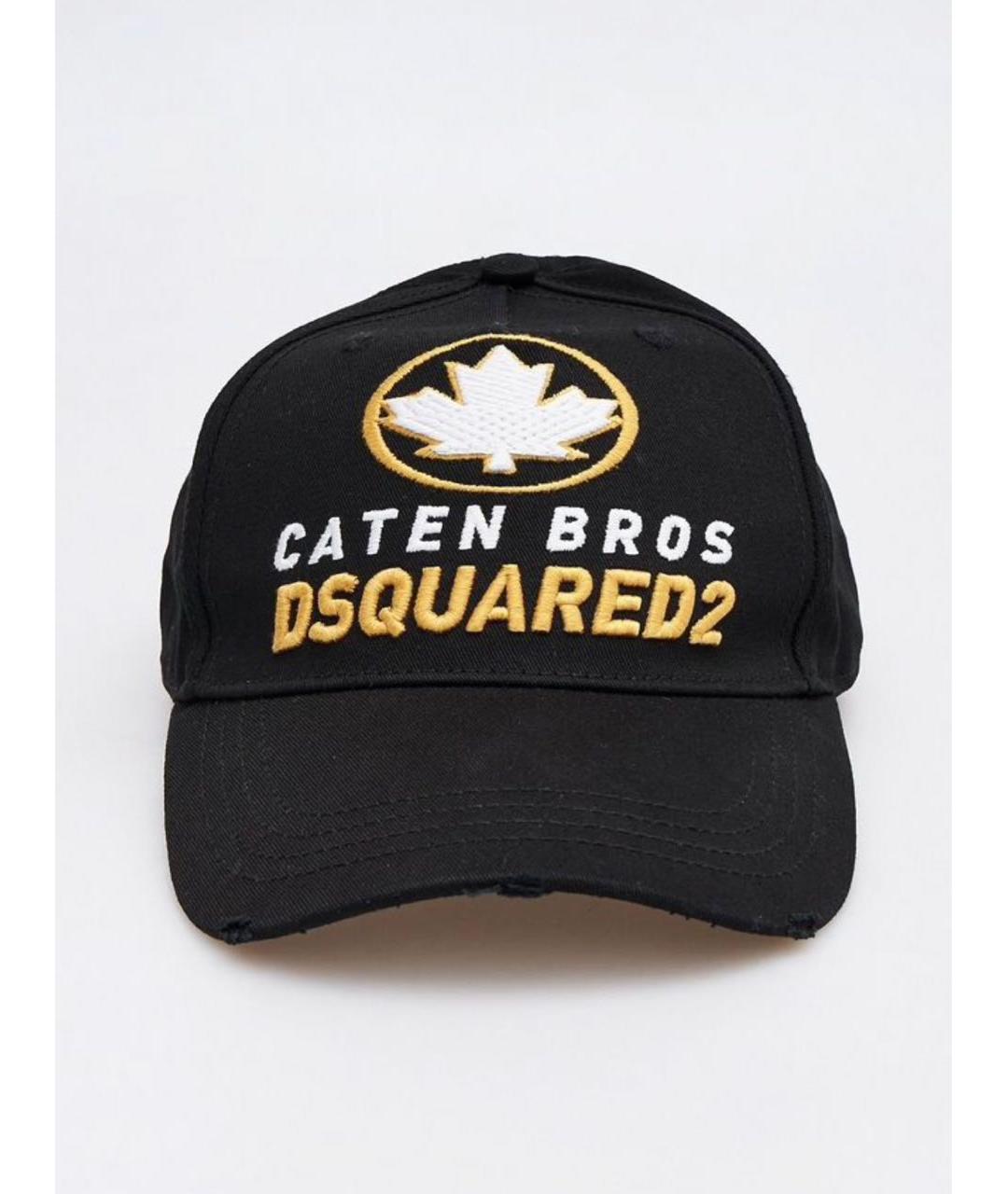 DSQUARED2 Черная хлопковая кепка/бейсболка, фото 4