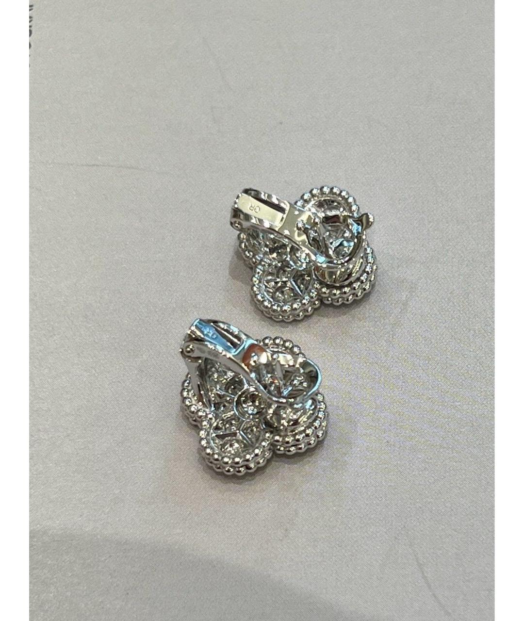 VAN CLEEF & ARPELS Серебряные серьги из белого золота, фото 6