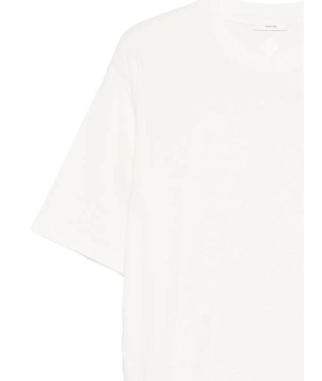 HAIKURE Белая хлопковая футболка, фото 3