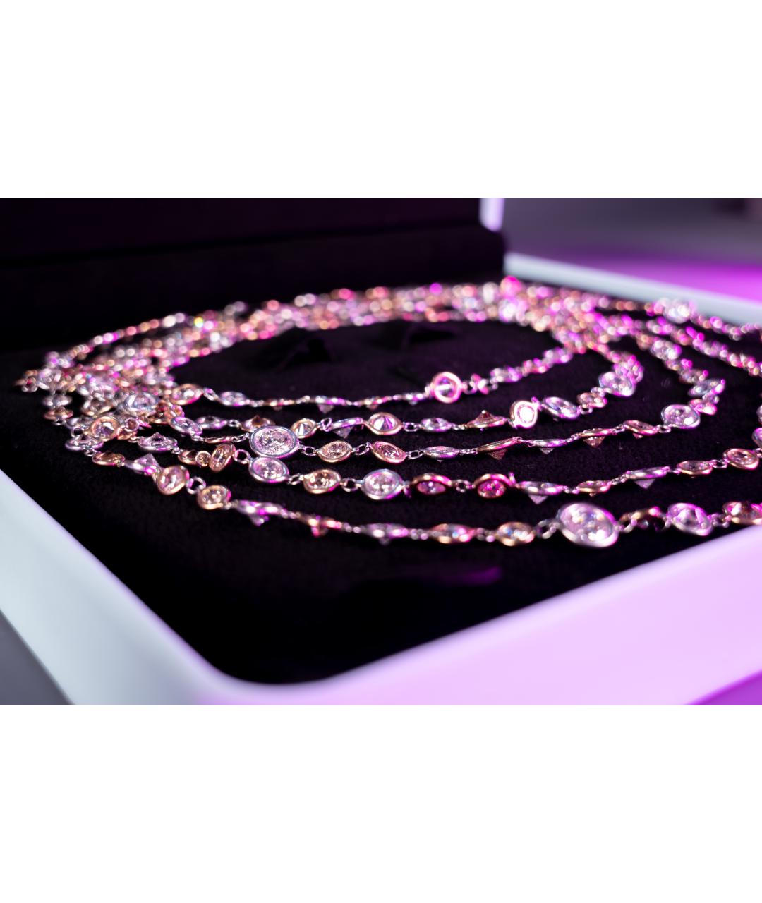 TIFFANY&CO Белое платиновое колье, фото 2