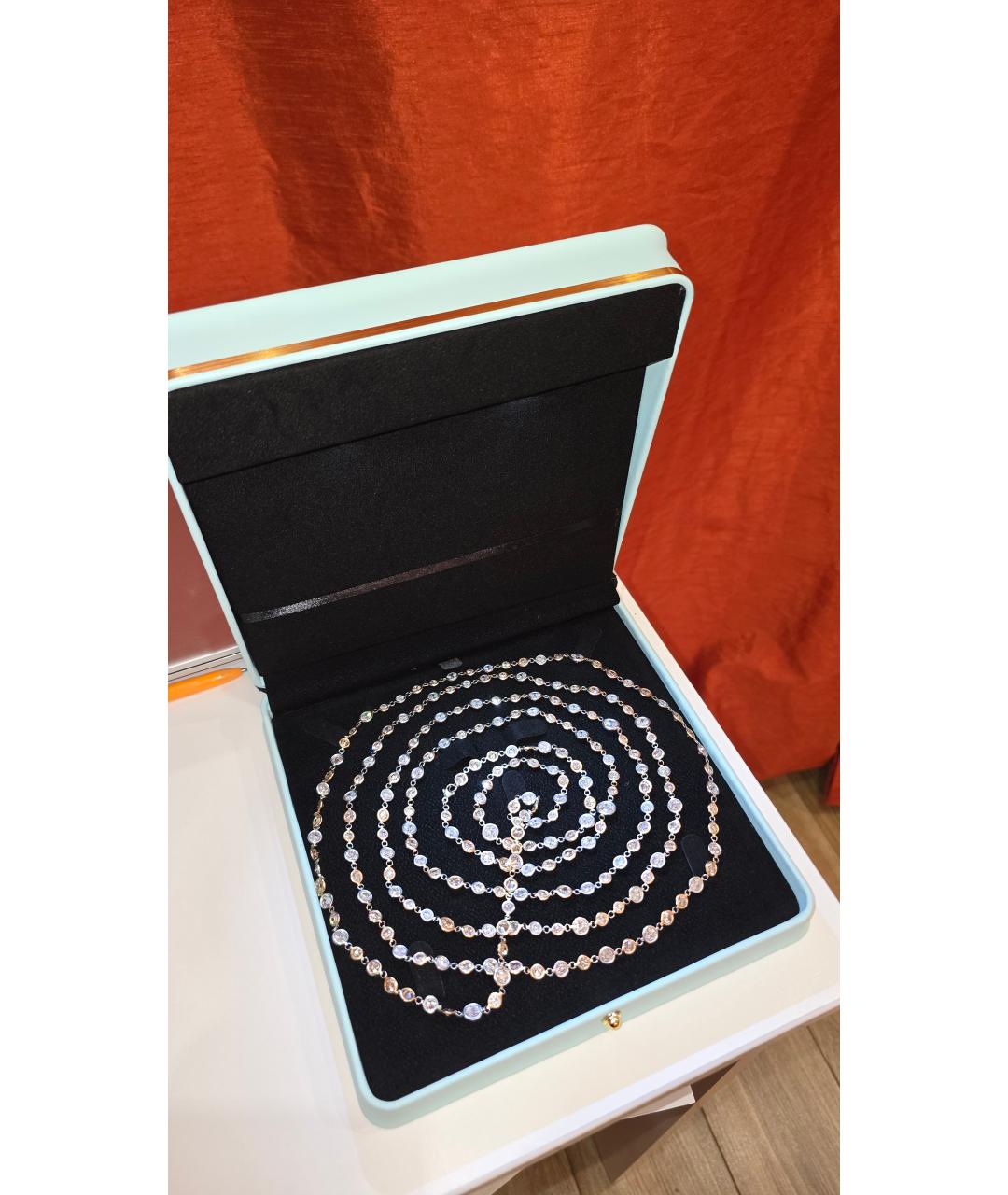 TIFFANY&CO Белое платиновое колье, фото 6