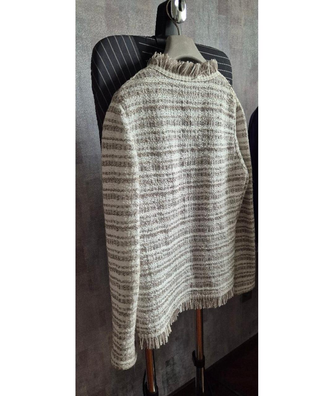 D.EXTERIOR Белый вискозный кардиган, фото 7