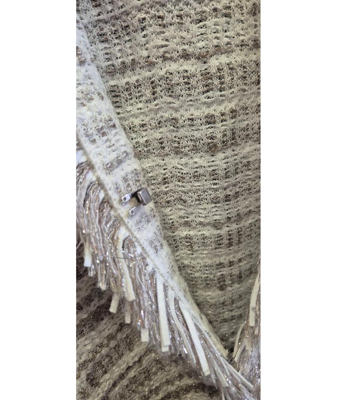 D.EXTERIOR Белый вискозный кардиган, фото 5