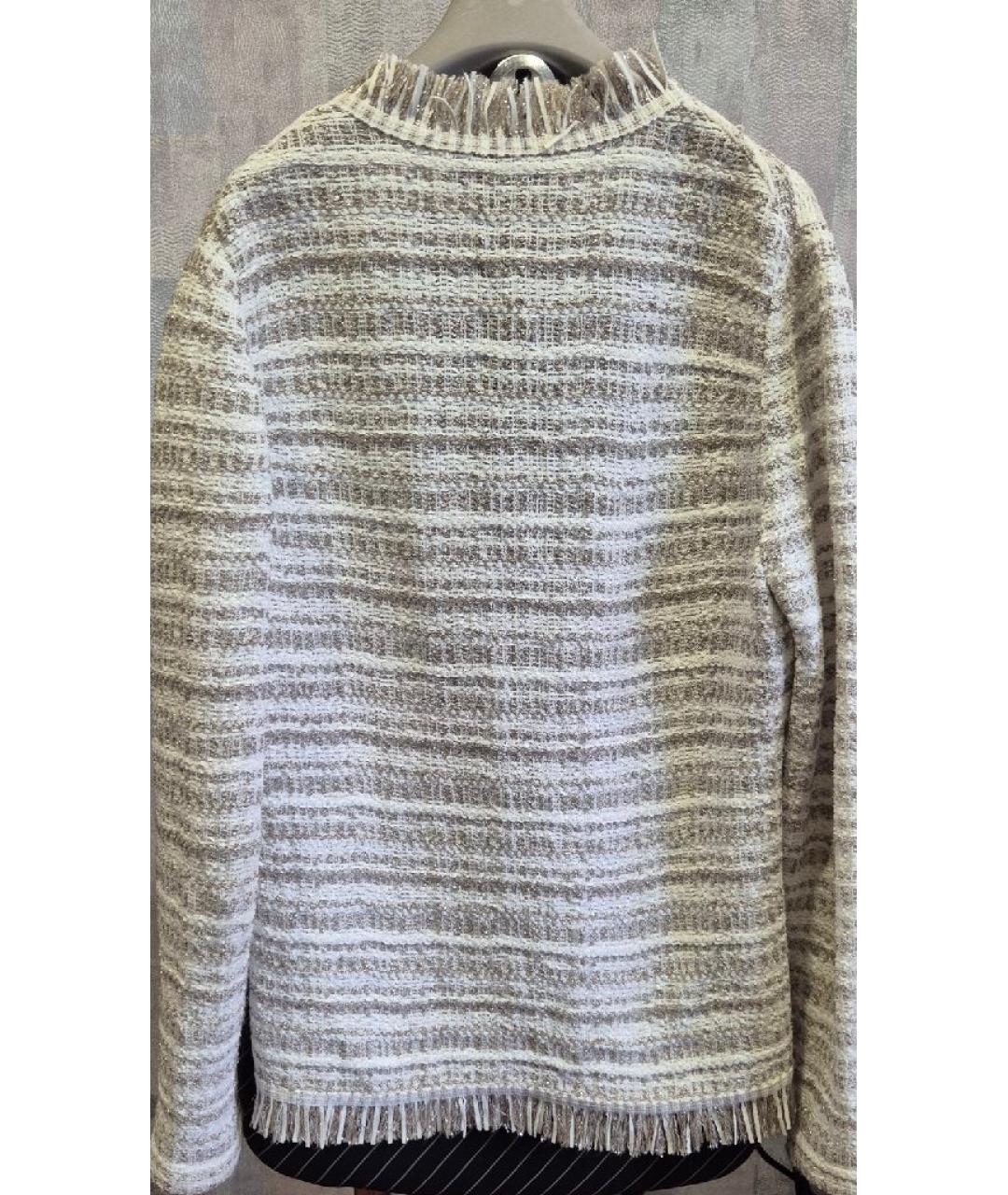 D.EXTERIOR Белый вискозный кардиган, фото 3