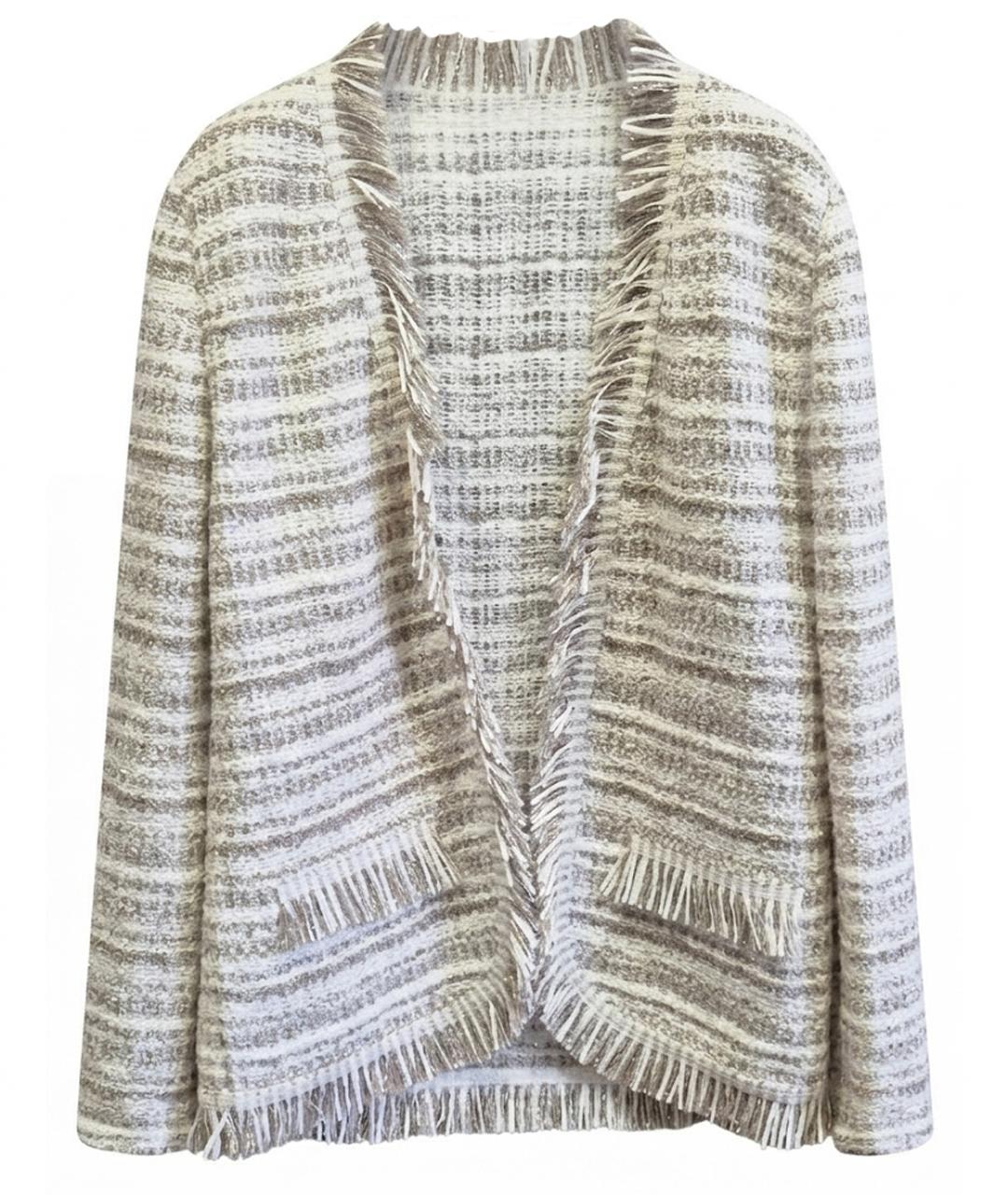 D.EXTERIOR Белый вискозный кардиган, фото 1