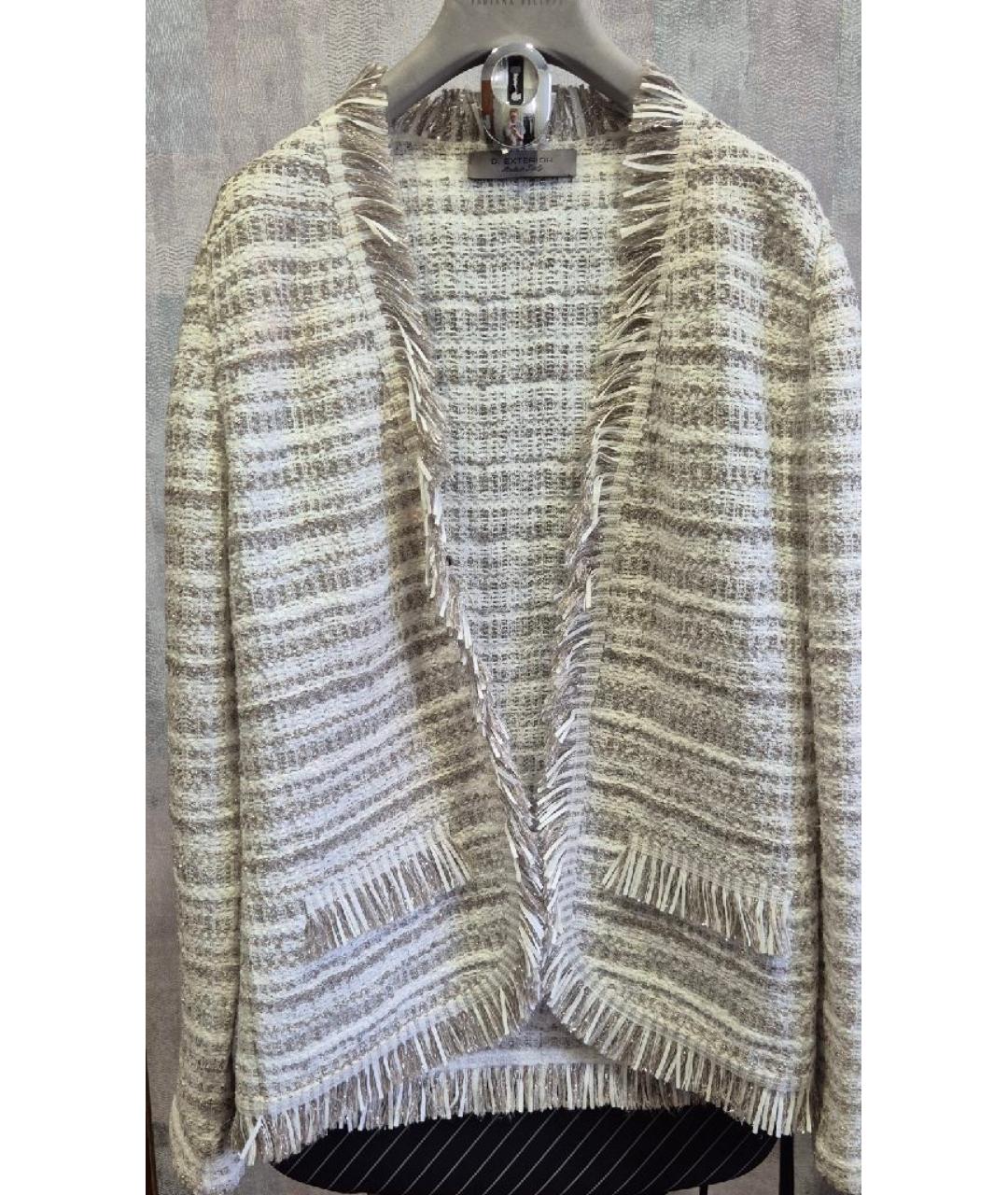 D.EXTERIOR Белый вискозный кардиган, фото 10