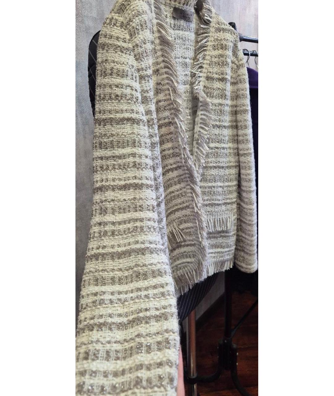 D.EXTERIOR Белый вискозный кардиган, фото 4