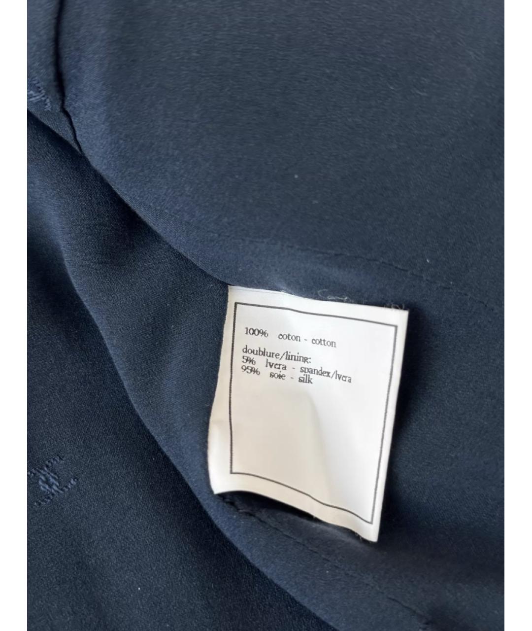 CHANEL Темно-синий жакет/пиджак, фото 5
