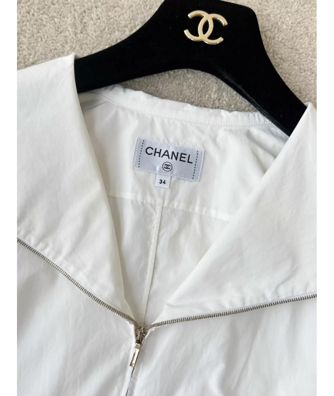 CHANEL Белая хлопковая рубашка, фото 2