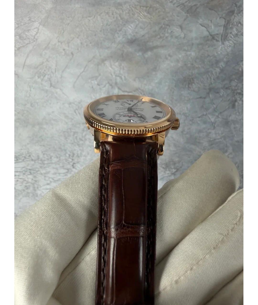 Ulysse Nardin Золотые часы из желтого золота, фото 5