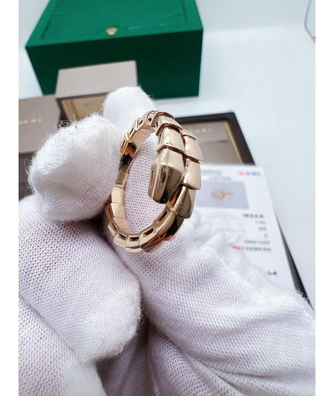 BVLGARI Золотое кольцо из розового золота, фото 3