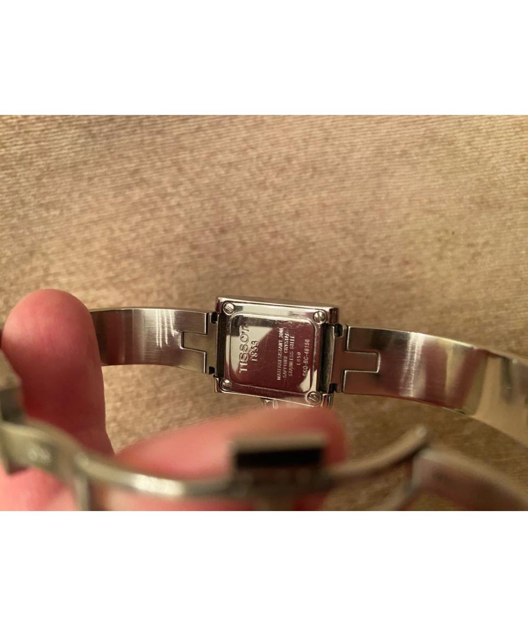 TISSOT Серебряные жемчужные часы, фото 4