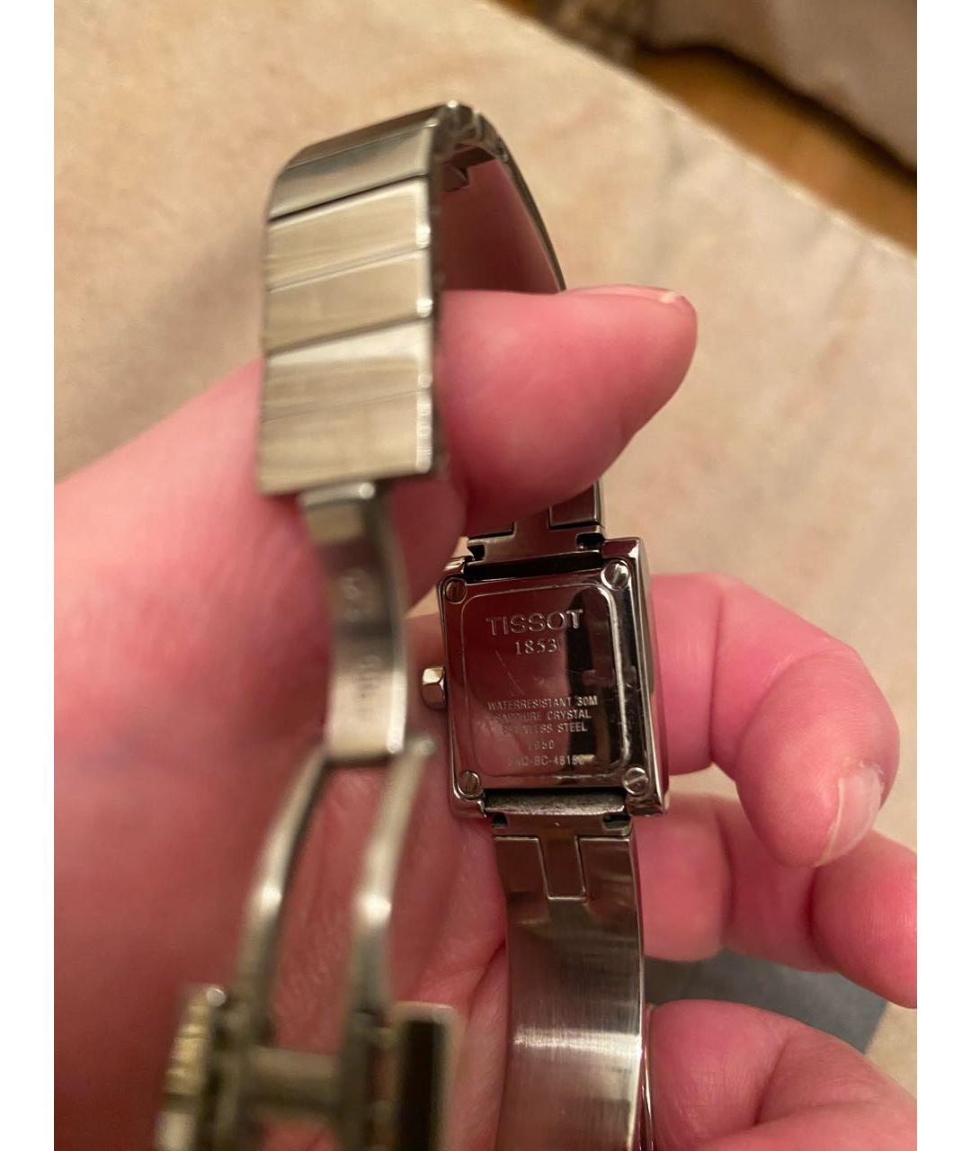 TISSOT Серебряные жемчужные часы, фото 2