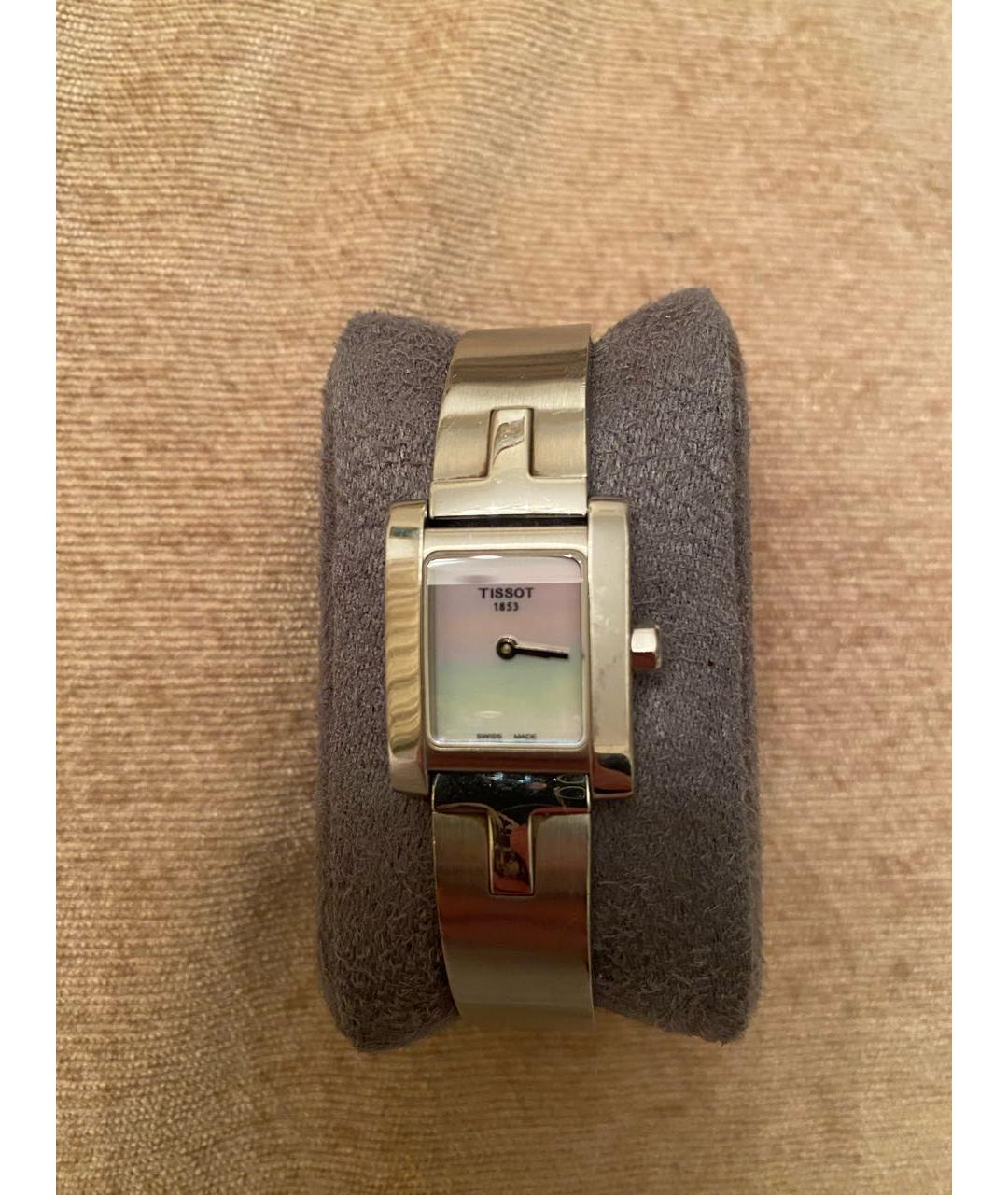 TISSOT Серебряные жемчужные часы, фото 5