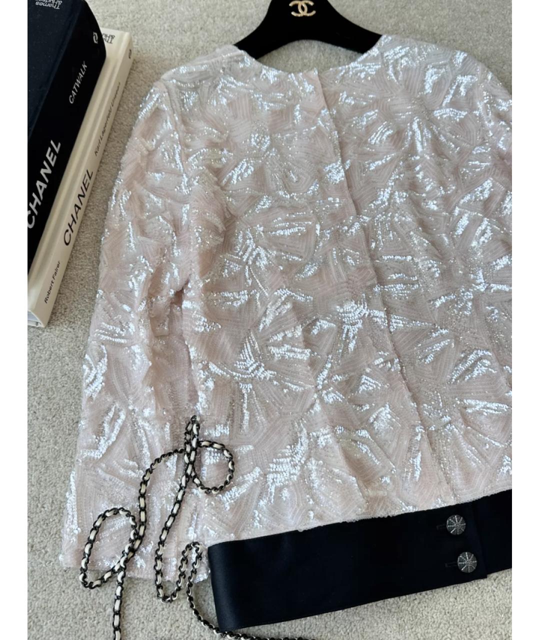 CHANEL Розовый жакет/пиджак, фото 4