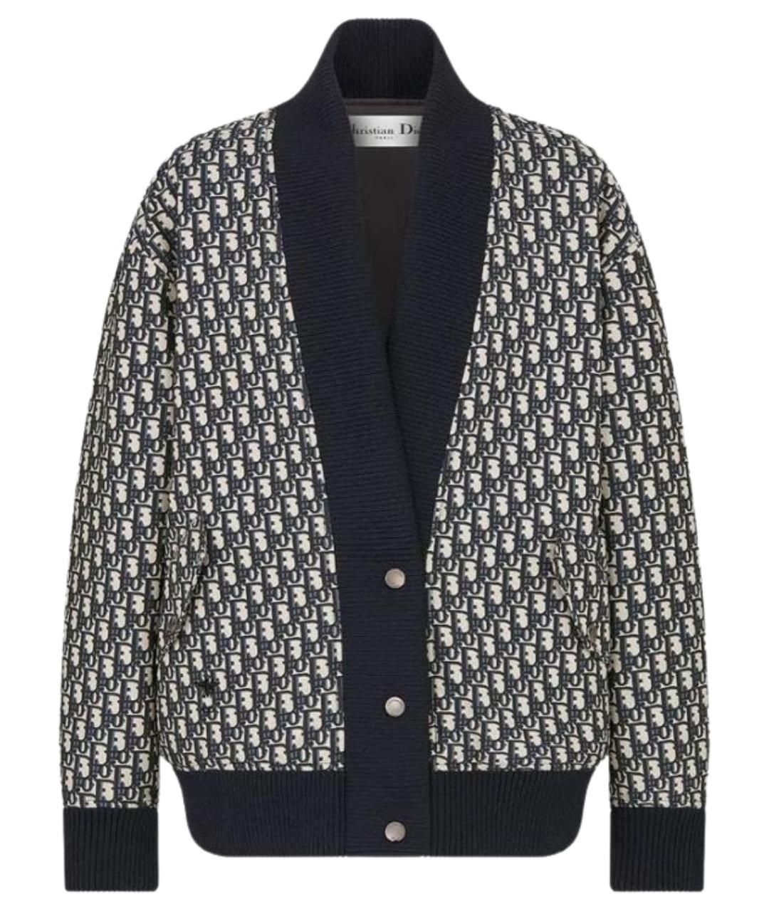 CHRISTIAN DIOR Темно-синяя полиэстеровая куртка, фото 1