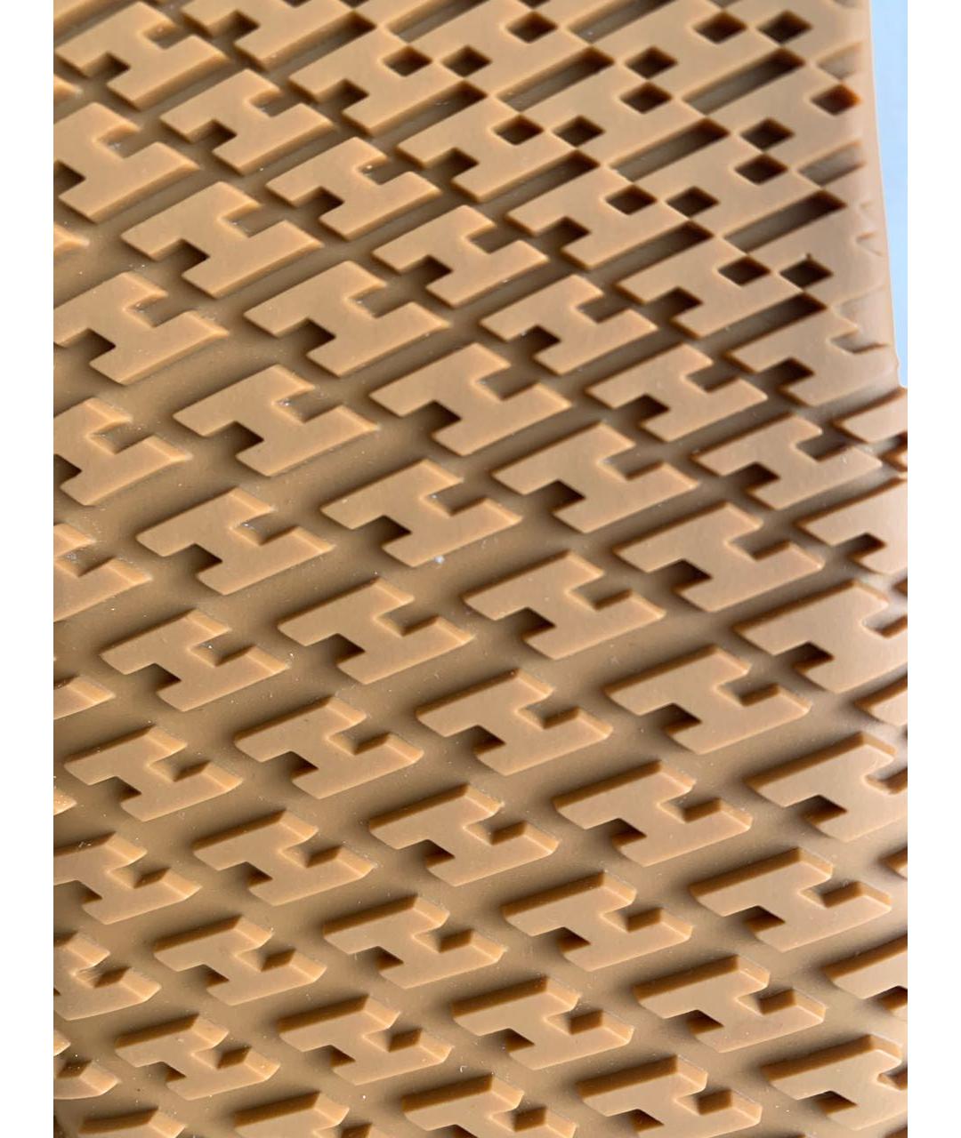 HERMES Бежевые замшевые кроссовки, фото 6