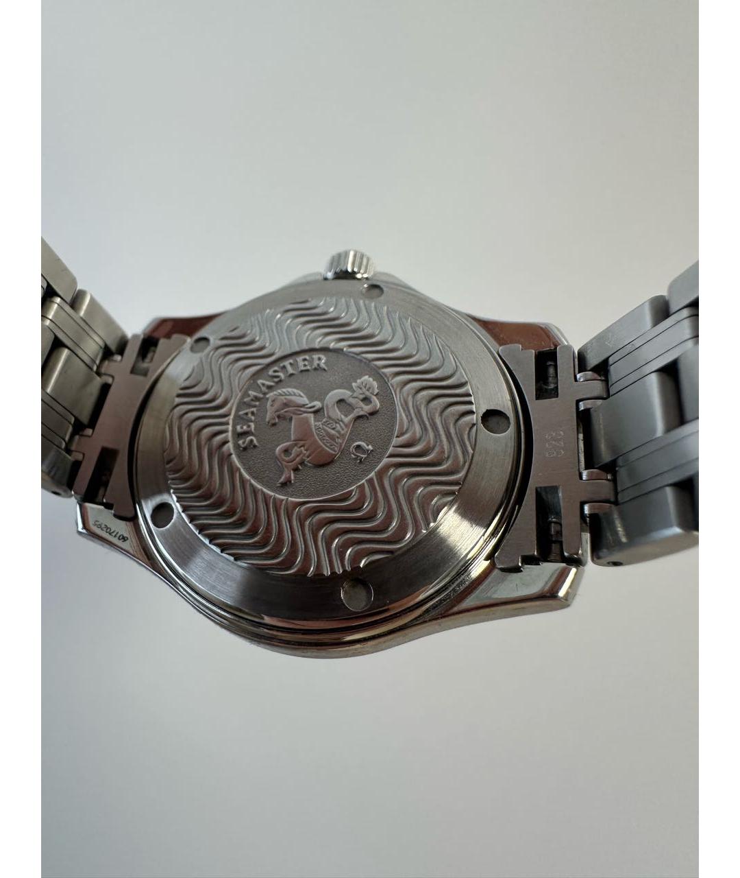 OMEGA Серые стальные часы, фото 2