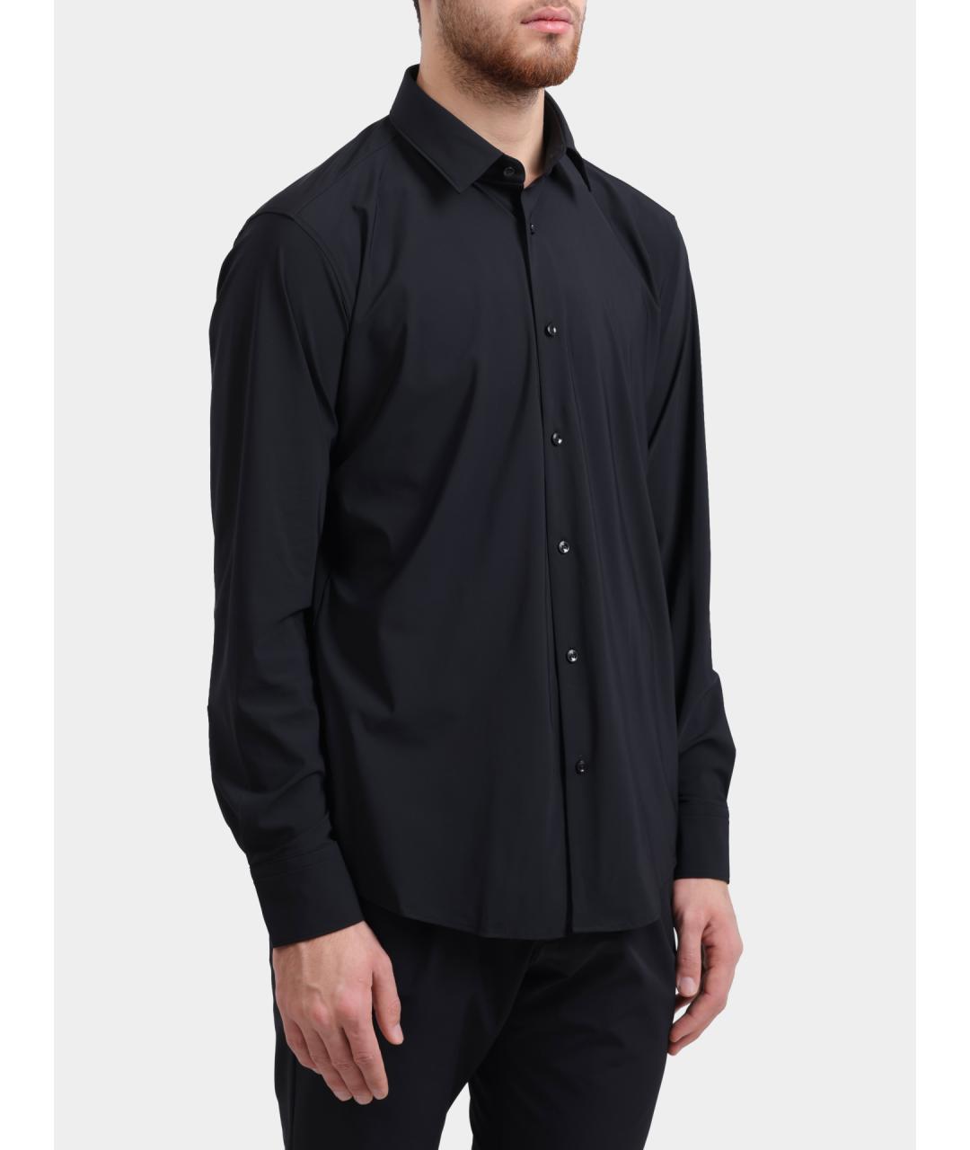HUGO BOSS Черная кэжуал рубашка, фото 4