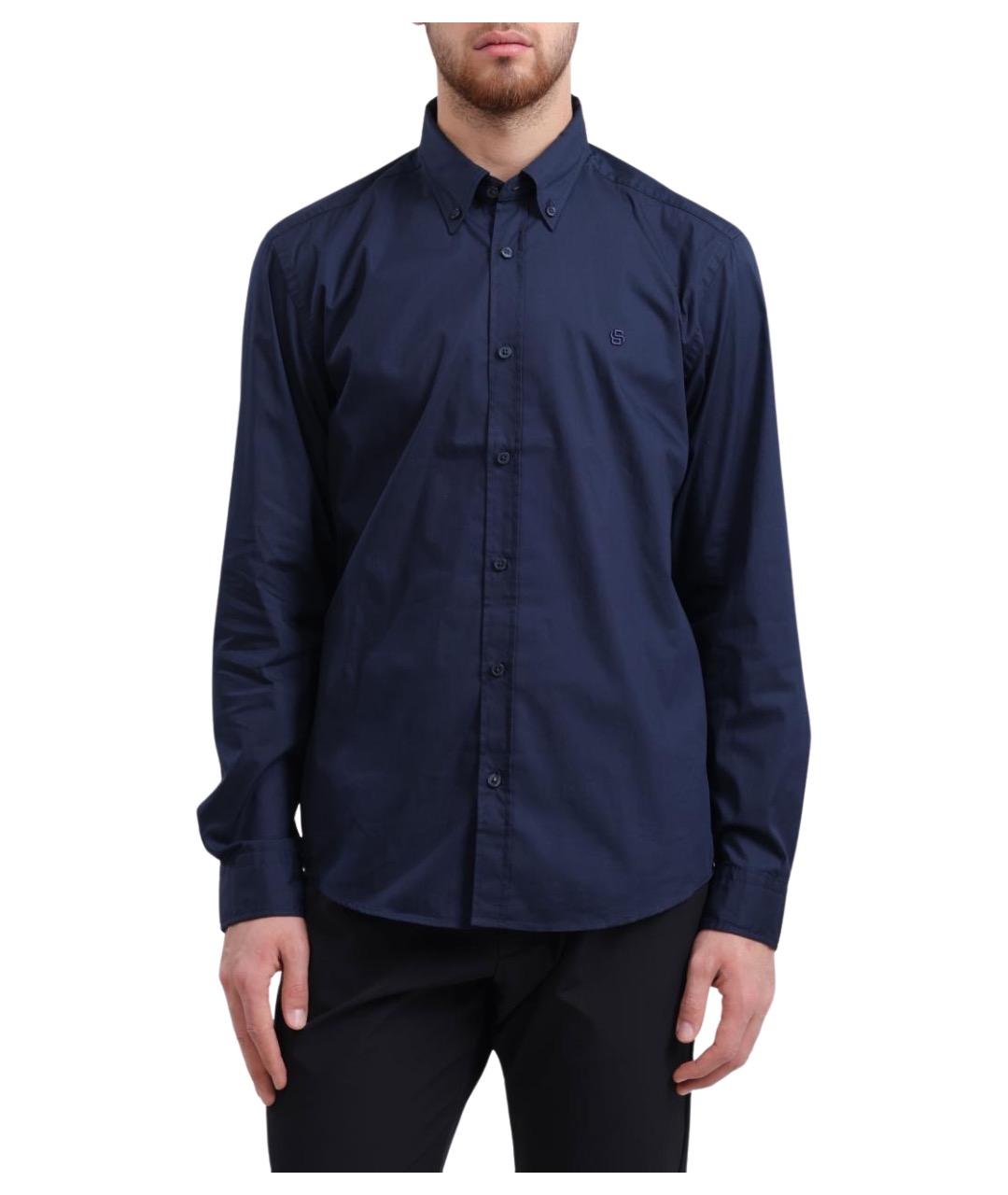 HUGO BOSS Темно-синяя кэжуал рубашка, фото 1