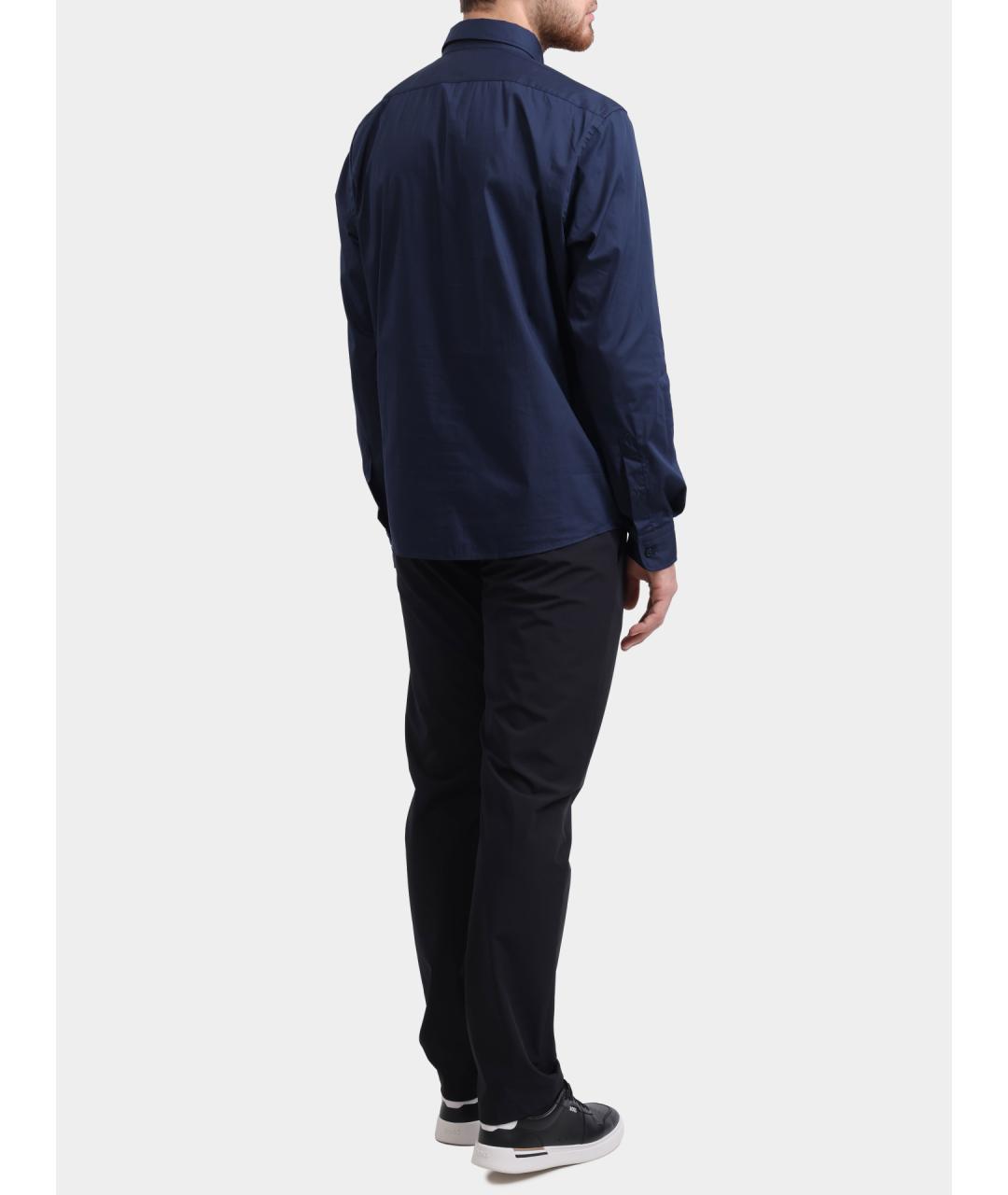 HUGO BOSS Темно-синяя кэжуал рубашка, фото 6