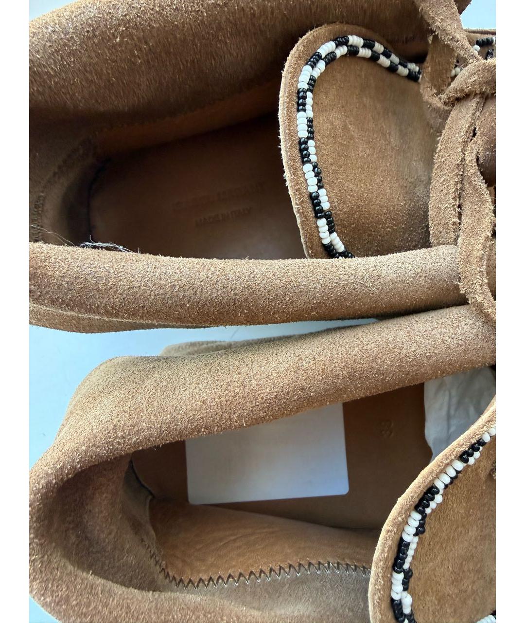 ISABEL MARANT Коричневые замшевые ботинки, фото 4